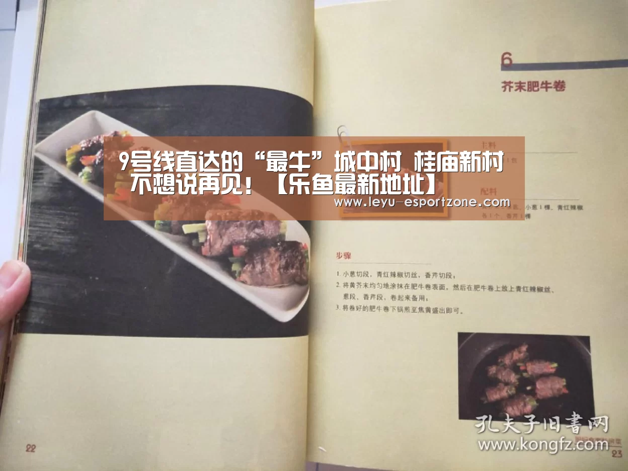 9号线直达的“最牛”城中村 桂庙新村 不想说再见!【乐鱼最新地址】(图6) 乐鱼最新地址